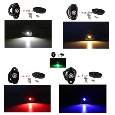 China Universal Vehicles LED Rock Light Kit For Truck , Off-Road Vehicles Under Car Light Kit Off-Road Wheel Edges Digger Bulbs ACE Lighting ACEEL-RL1P for sale