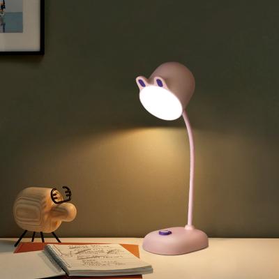 China Cute Modern LED Touch USB Pet Bedroom Filling Bending Eye Shield Learning Reading Desk Lamp For Student for sale