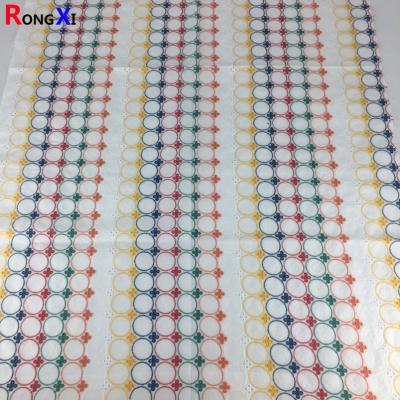 China RXF0896 Egyptian Lightweight Cotton Fabric Embroidered Flame Retardant for sale