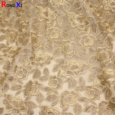 China RXF1679 Brand New Embroidery Fabric Black With Low Price for sale