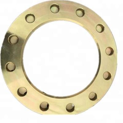 China DN100 PN16 Carbon Steel Flat Flange With Three Waterline 1/2