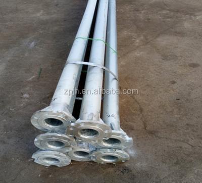 China Carbon Steel Asme Galvanized Seamless Pipe With End Flanges for sale