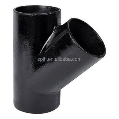 China Carbon Steel Pipe Lateral Fit Tee Reduction for sale