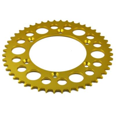 China Aluminium Alloy 7075-T6 520 47T Gold Rear Sprocket for BMW 650 Xchallenge Xcountry K15 for sale