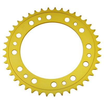 China 525 Chain Model Gold Motorcycle Rear Sprocket for BMW F800 GS F800GS F650GS Customized for sale