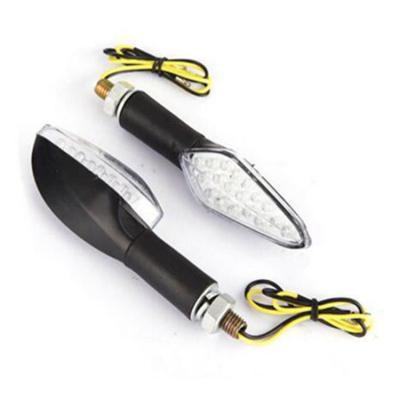 China 12V High Power Universal Black Motorcycle LED Turn Signal Rear Light Indicator for sale