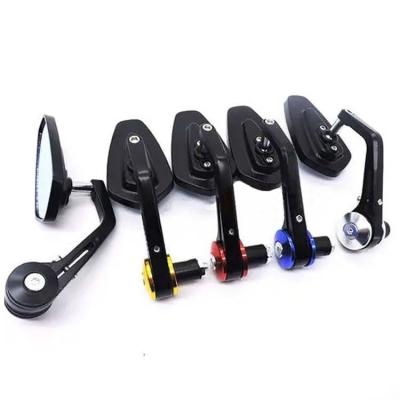 China Aluminium legering Motorfiets zijspiegel Achterspiegel voor Motorfiets 10,5 * 5cm Glasgrootte Te koop