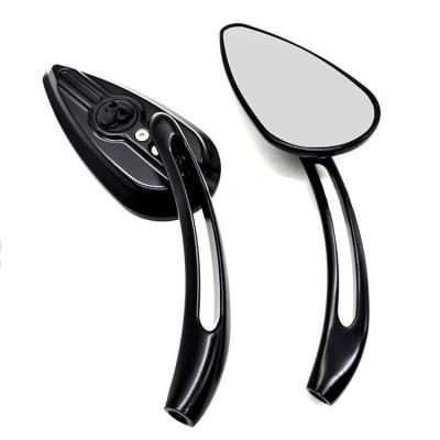 China Advanced Anti-glare Scooter Skull Motorcycle Rearview Mirror Side Mirror for Harley for sale