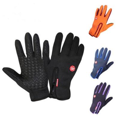 China Waterproof Warm Full Finger Touch Screen Motorcycle Cycling Gloves for Winter Riding for sale