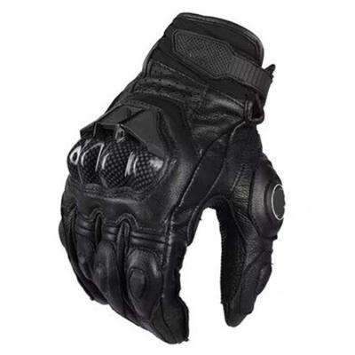 China Windproof Black/White Custom Motorcycle Motorbike Race Riding Gloves for Motocross Race for sale