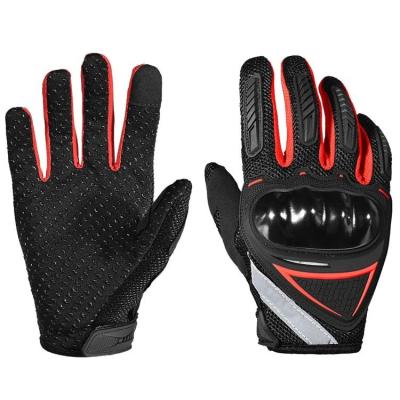 China Microfiber Night Reflective Strip Motorbike Motorcycle Gloves Motocross Gloves Motorcycle for sale