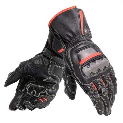 China Unisex Leather Winter Motorcycle Gloves with Waterproof and Anti-Collision Protection for sale