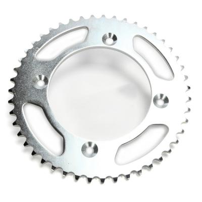 China 45 steel/A3 steel Custom Dirt Bike 49T-56T 420 Chain Sprocket for Honda CR80 CR85 CRF150R for sale