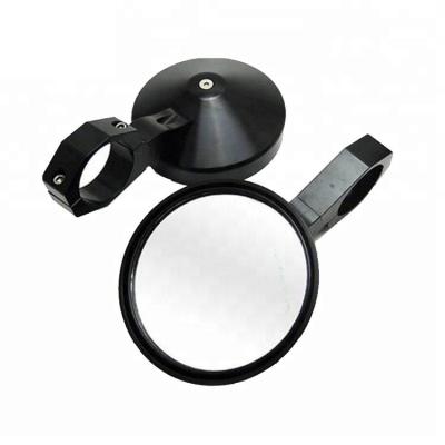 China Custom CNC Aluminum Round Universal Side ATV UTV Rear View Mirror with Convex Mirror for sale