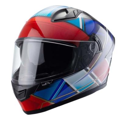 China Custom Full Face DOT Approved Adventure Motorcycle Helmet Designed for Replace/Repair for sale