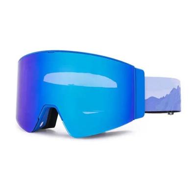 China SKI Applicable Scene Anti-fog UV400 Electric Heated Ski Goggles with Cylindrical Lens for sale