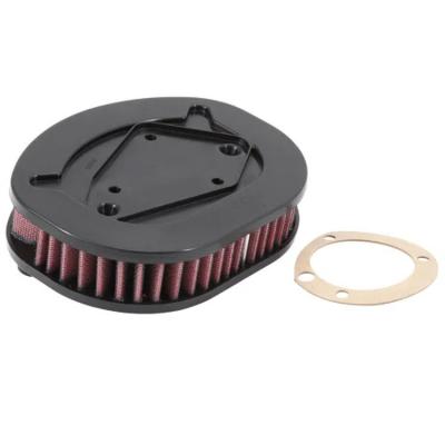 China High Flow Red/Gary Washable Motorcycle Air Filter for Harley Davidson XL1200 XL883 for sale