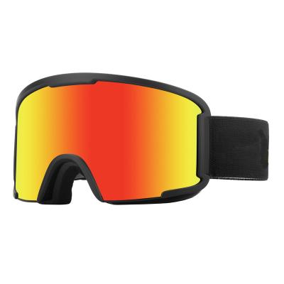 China Customized Color Ski Goggles with Adjustable Elastic Strap and Double Anti-Fog Lens for sale