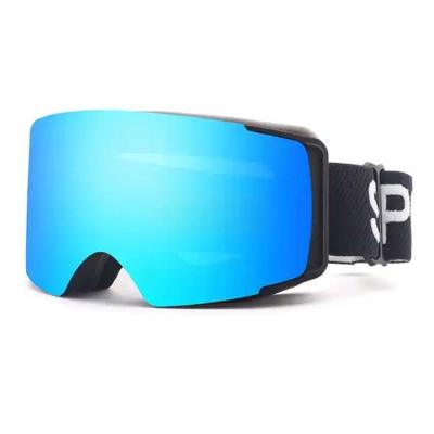 China Magnetic Frameless Designer Snowboard Goggles with Best Mirrored Lens Type for sale