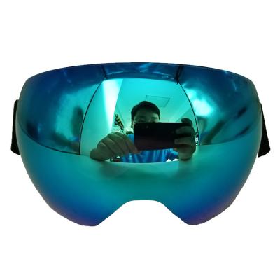 China Customizable Colors Ski Goggles with Anti-fog Magnetic Lens and Windproof Design for sale