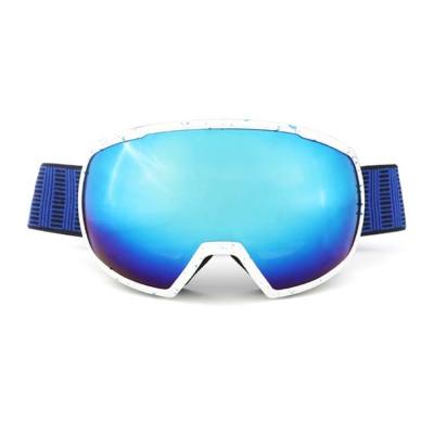 China OEM logo Accepting OTG UV400 Anti Fog Spherical Ski Goggle with Spherical Lens for sale