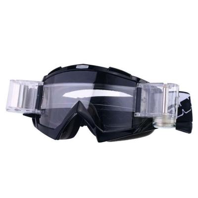 China Make Sample Custom Anti UV400 Protection Dirt Bike Motocross Roll Off Goggles for sale