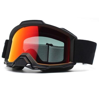 China Sample Windproof Custom Tinted Polarized Motocross Dirt Bike Riding Racing Goggles for sale