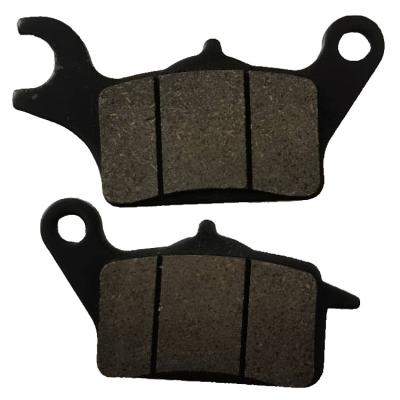 China Sample Black Semi Metallic Custom Scooter Brake Pads FA708 for Honda NCX50 NSC110 ACB110 for sale