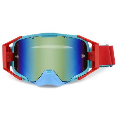 China Anpasste Farbstaubdichte MX Motocross-Brille mit UV400-Schutz zu verkaufen