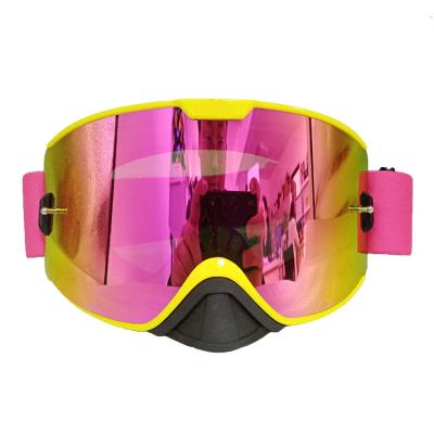 China TPU Frame PC Lens Custom MX Goggles Motocross Tear Off Anti Fog UV400 Sample for sale