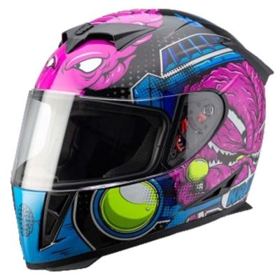 China DOT Approved M.L.XL.XXL Full Face Racing Motorcycle Helmet with Customized Design for sale