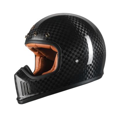 China Anti-fall Safety Protection Full Face Dirt Bike Motocross Helmet with Retro Style for sale