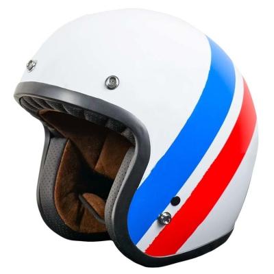 China Custom ECE Certified Vintage Retro Classic Open Face Motorcycle Helmet Jet Breathable for sale