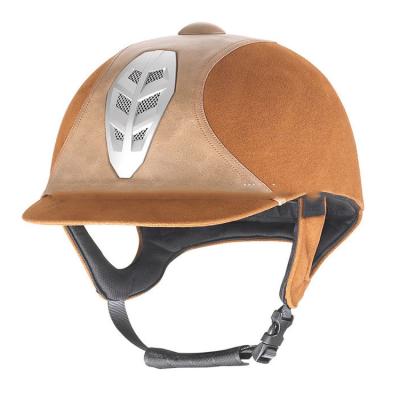 China CE Certified Horse Riding Helmet with High Strength ABS Shell and Microfiber Material for sale