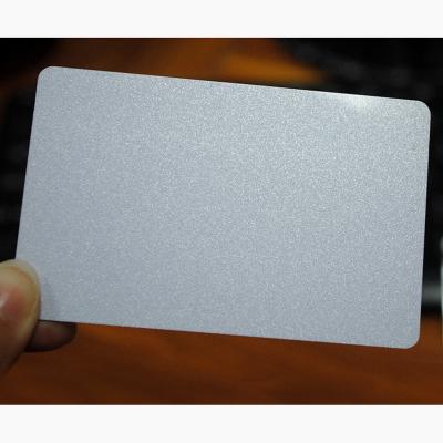 China Thermal Printable Business Card High Quality Digital Smooth Silver Nfc 213 Material Waterproof / Waterproof Business Card DIY for sale