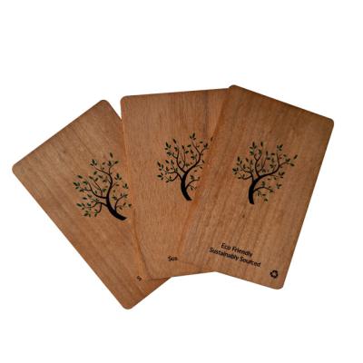 China ev1 Waterproof/Waterproof Ultralight Bamboo Wood Rfid The Wooden Badge Access Card 13.56mhz For Ving Salto Betech Saflok for sale