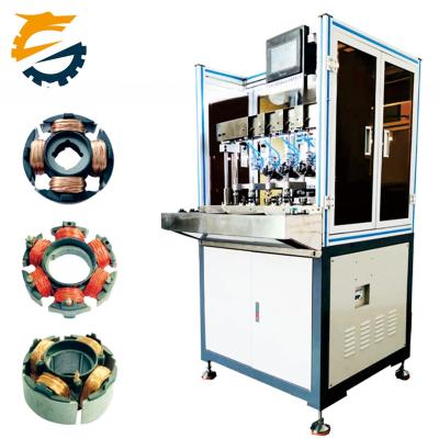 China PLC Core Fan Brushless Motor Winding Machine met een vliegvork nauwkeurigheid van 0,05 graden Te koop