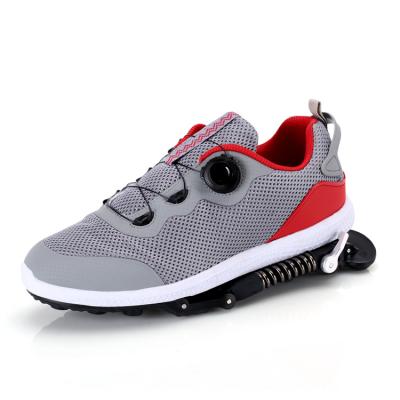 China Fitness Gym Jump Running Shoes With Mechanical Spring Sneakers Bounce Shoes for sale