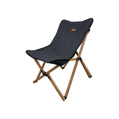 China MKCAMP High Back Chair Furniture Travel Portable Folding Wooden Folding Outdoor Camping Moon Camping Chair for sale