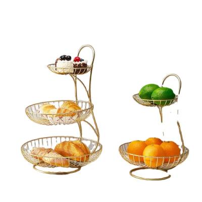 China Detachable patio\garden\cottage\yard\beach\metal living room kitchen fruit storage rack outdoor double rack vegetable shelf for sale