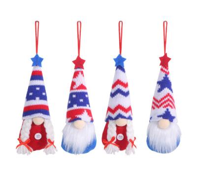 China Patriotic Plush Toy USA 4th July Decor Gnomes Gonk Faceless Independence Day Cloth Dolls for sale