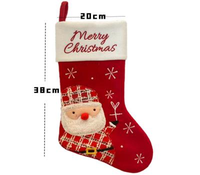 China Newest Popular Wholesale Christmas Home Decoration 2023 Christamas Snowman Christmas Nonwoven Socks for sale