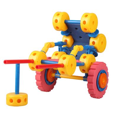 China Assembly Educational Children's Series Two-wheeler Car Toddler Creativity Toys Educational Toys For Children 3 Years Old for sale