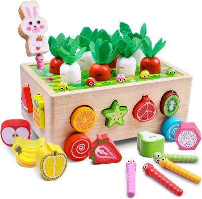 China Eco-friendly material/waterproof/rotproof/microbe-proof hot sale fruits and vegetables building block colorful baby toys educational pretty toys for kids learning 2023 for sale