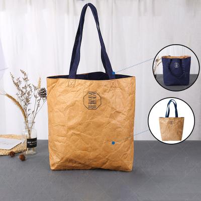 China Biodegradable Wholesale Reusable Durable White Eco-Friendly Handled Heavy Duty Women Tote Shopping Bag for sale