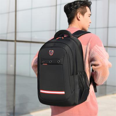 China Custom logo fashion sports travel black mochila waterproof laptop backpack for men student for sale