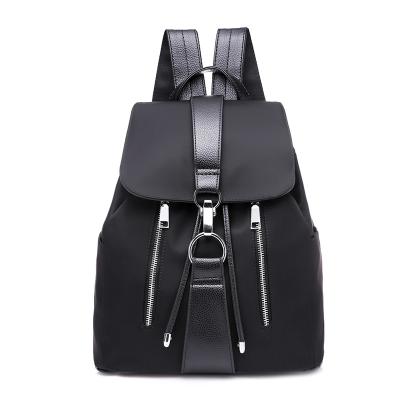 China High Quality Women's Backpack Fashion Designer Black Female Fashion Waterproof Nylon Backpacks Medium Size Daypacks for sale