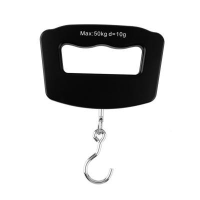 China Portable Weigthing Digital Scale 50kg 120mm x 80mm x25mm Luggage Hand Scale for sale