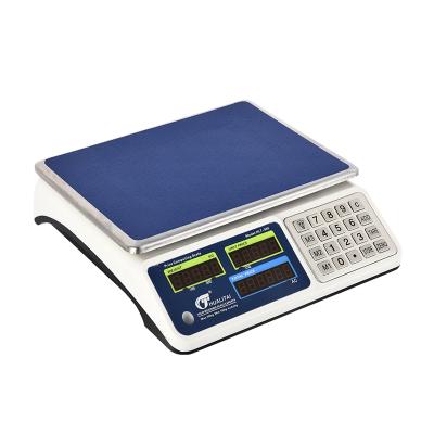 China Sample / Dynamic / Light / Clear / Adding / Tare / Calculation Scales 15kg 20kg 30kg Zero / Save Weight Digital Weighing Scale Price Machine for sale