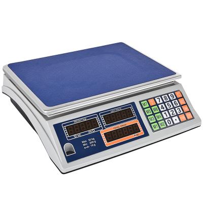 China Price china electronic price calculator whight scale with 40kg big battery for sale